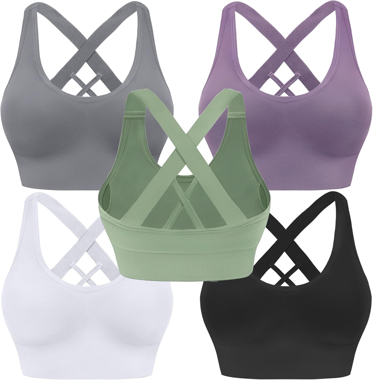 Elevate Your Workout: Evercute Medium Support Strappy Sports Bra Review