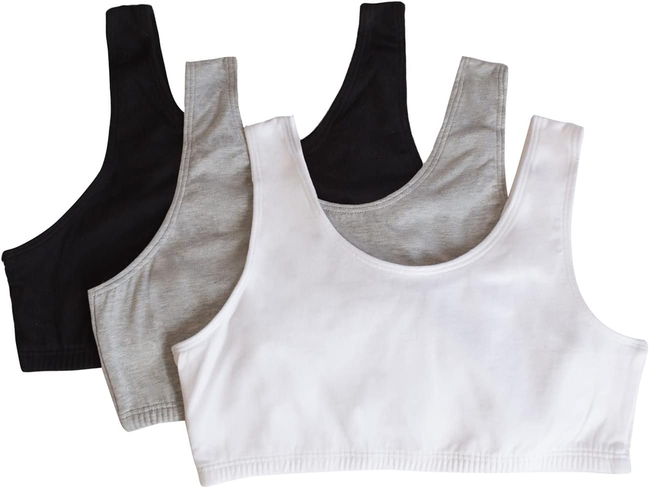 Comfort Meets Style: Review of Fruit of the Loom Girls' 3 Pack Cotton Sports Bras