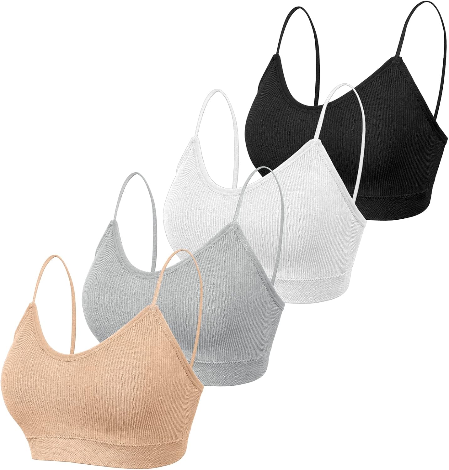 Comfort & Style: KCDDUMK's Essential Cami Bras Review