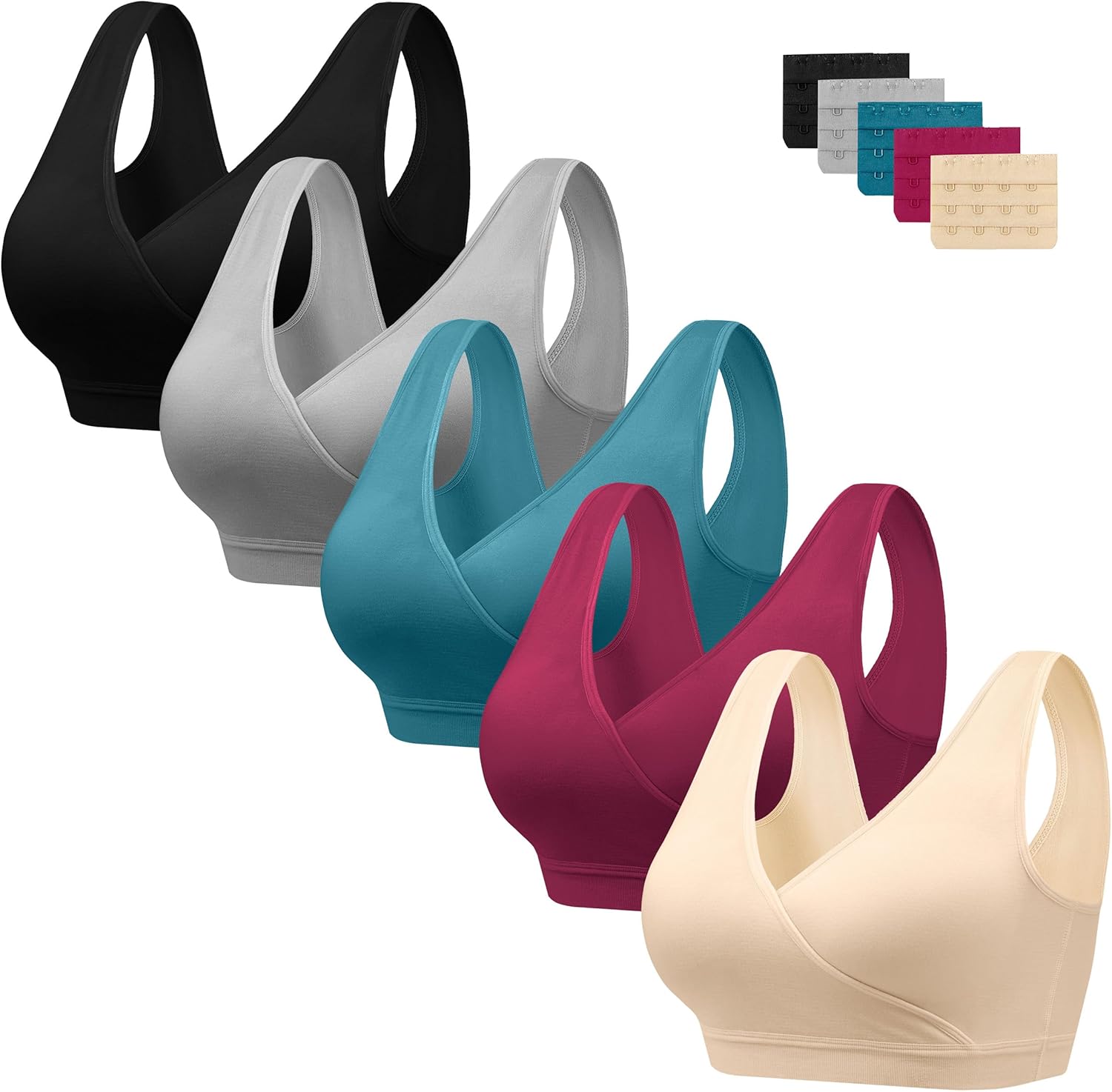Comfort & Support: The HBselect 5 Pack Nursing Bras Review