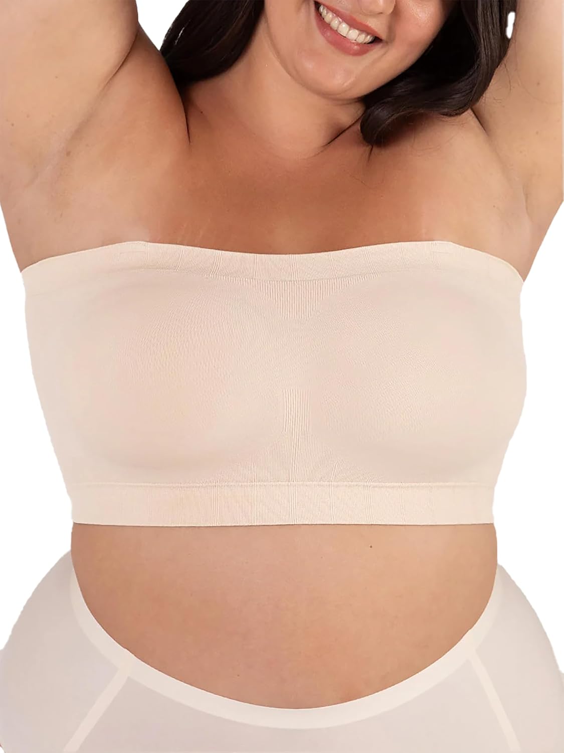 Discover Comfort: SHAPERMINT Strapless Bra - The Perfect Bandeau for All Sizes!