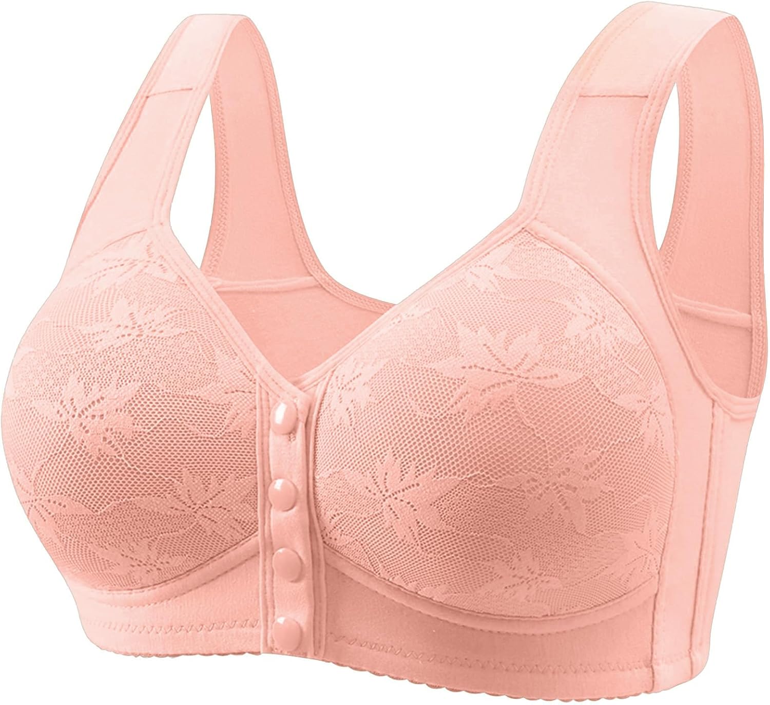 Discover Comfort: The Daisy Lace Front Closure Wireless Bra Review