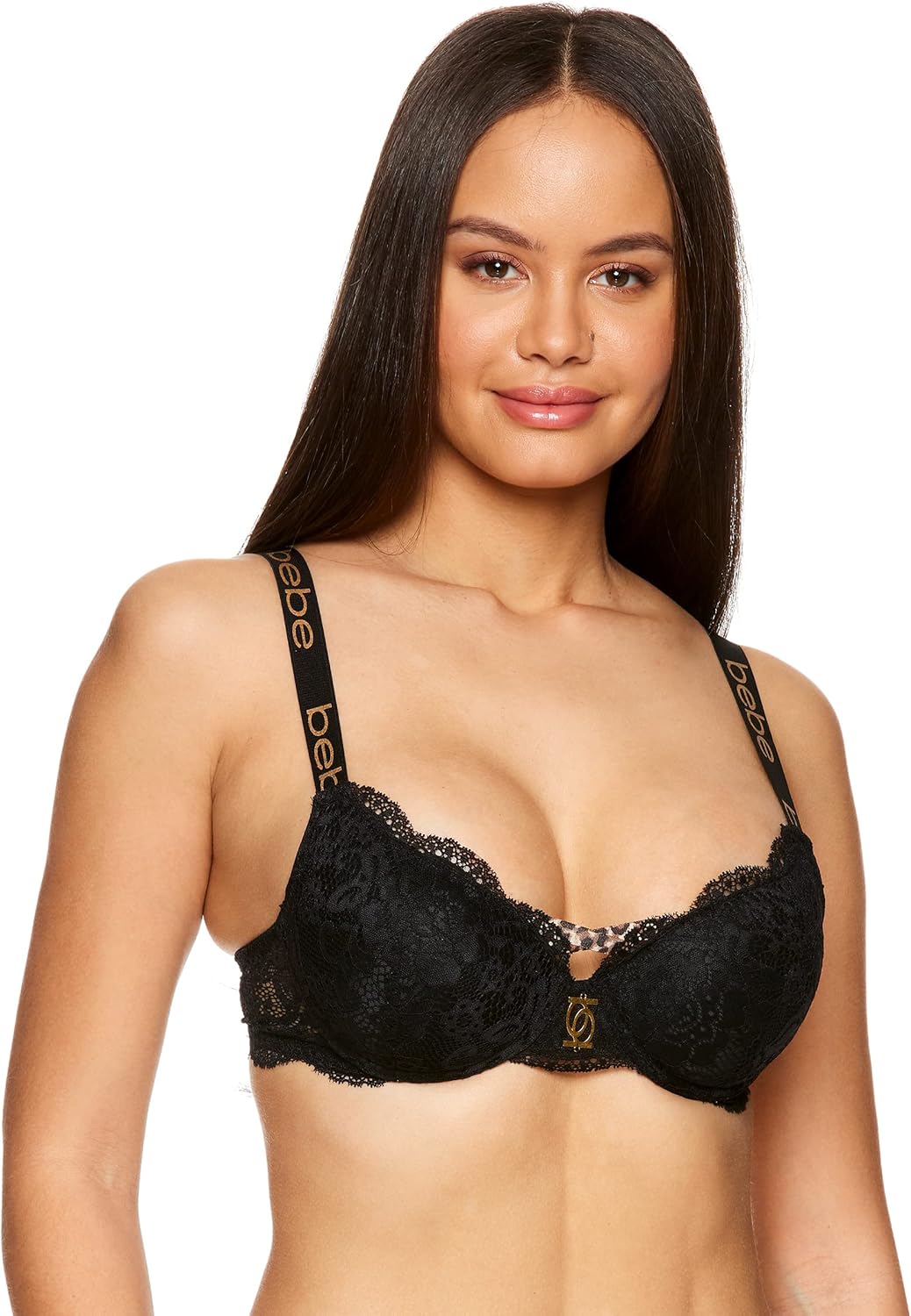 Elevate Your Curves: A Review of the Bebe Women's Mega Push-Up Lace Bra