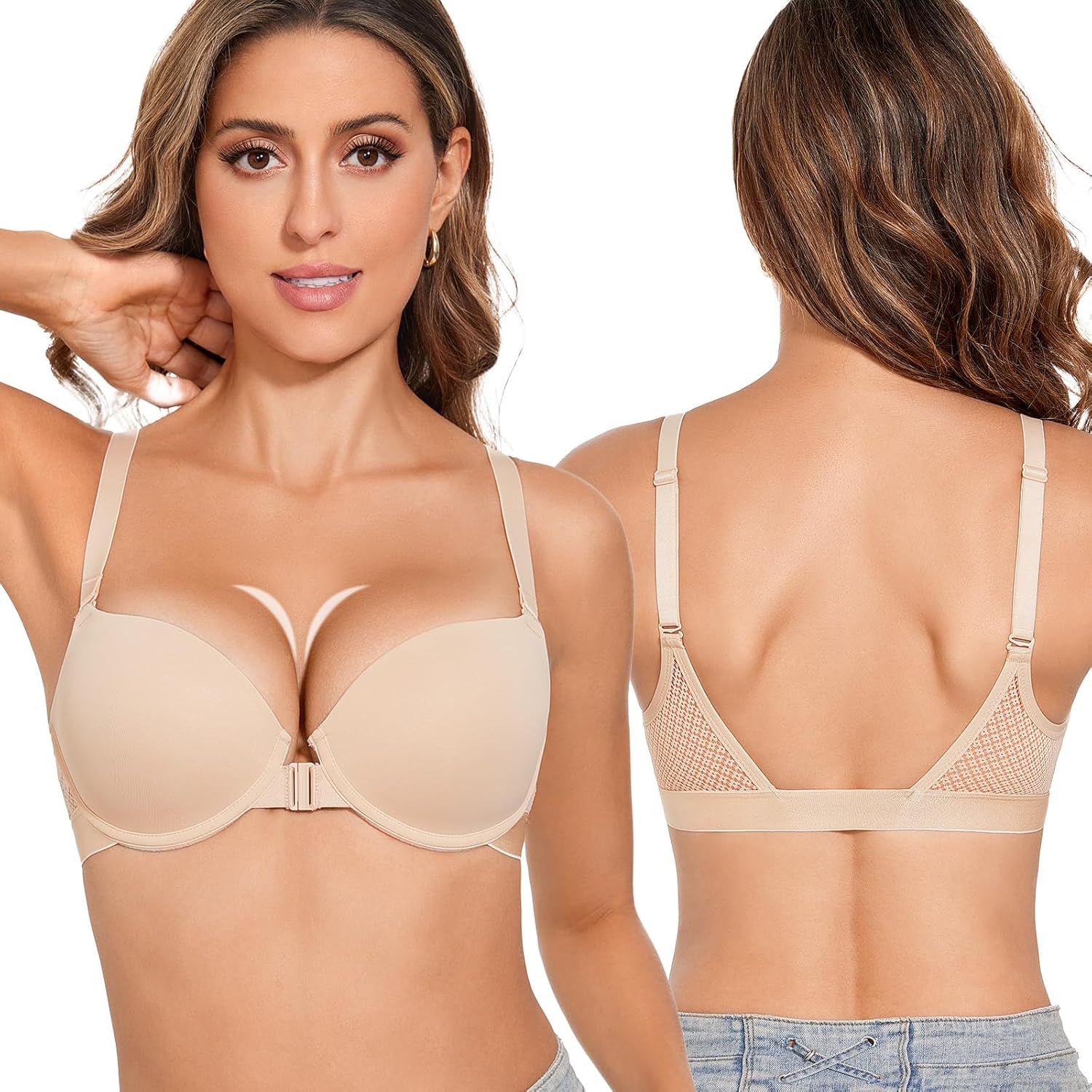 Elevate Your Curves: The Ultimate Push Up Front Closure Bra Review