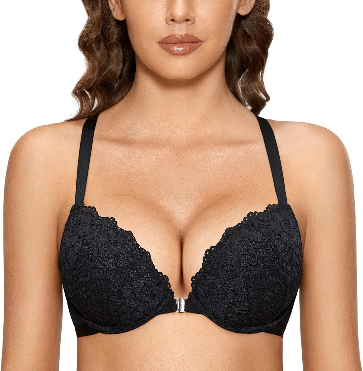 Elevate Your Style: Honest Review of DOBREVA Women's Lace Push Up Racerback Bra