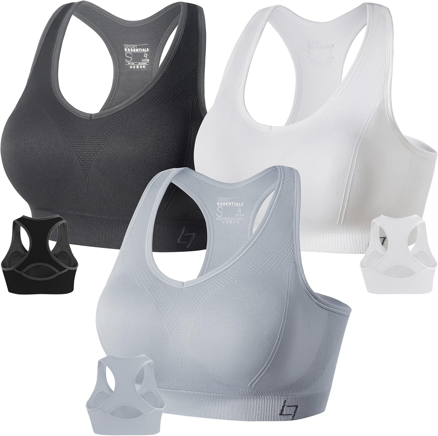 Elevate Your Workout: Review of FITTIN Racerback Sports Bras for Women