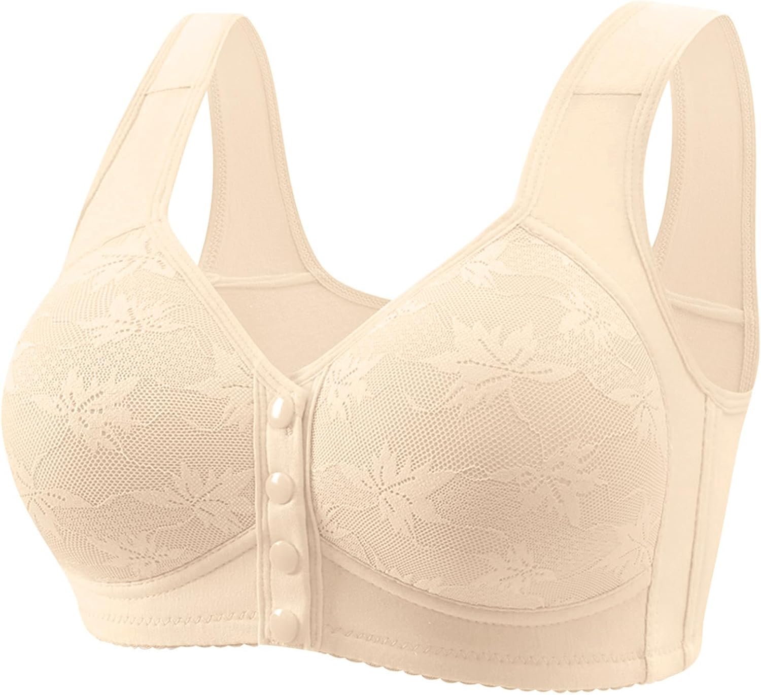 Experience Ultimate Comfort: Daisy Lace Front Closure Bras for Women