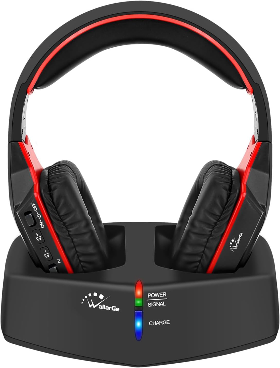 Experience Uninterrupted TV: WallarGe Wireless Headphones with 100 Ft Range & Long Battery Life!