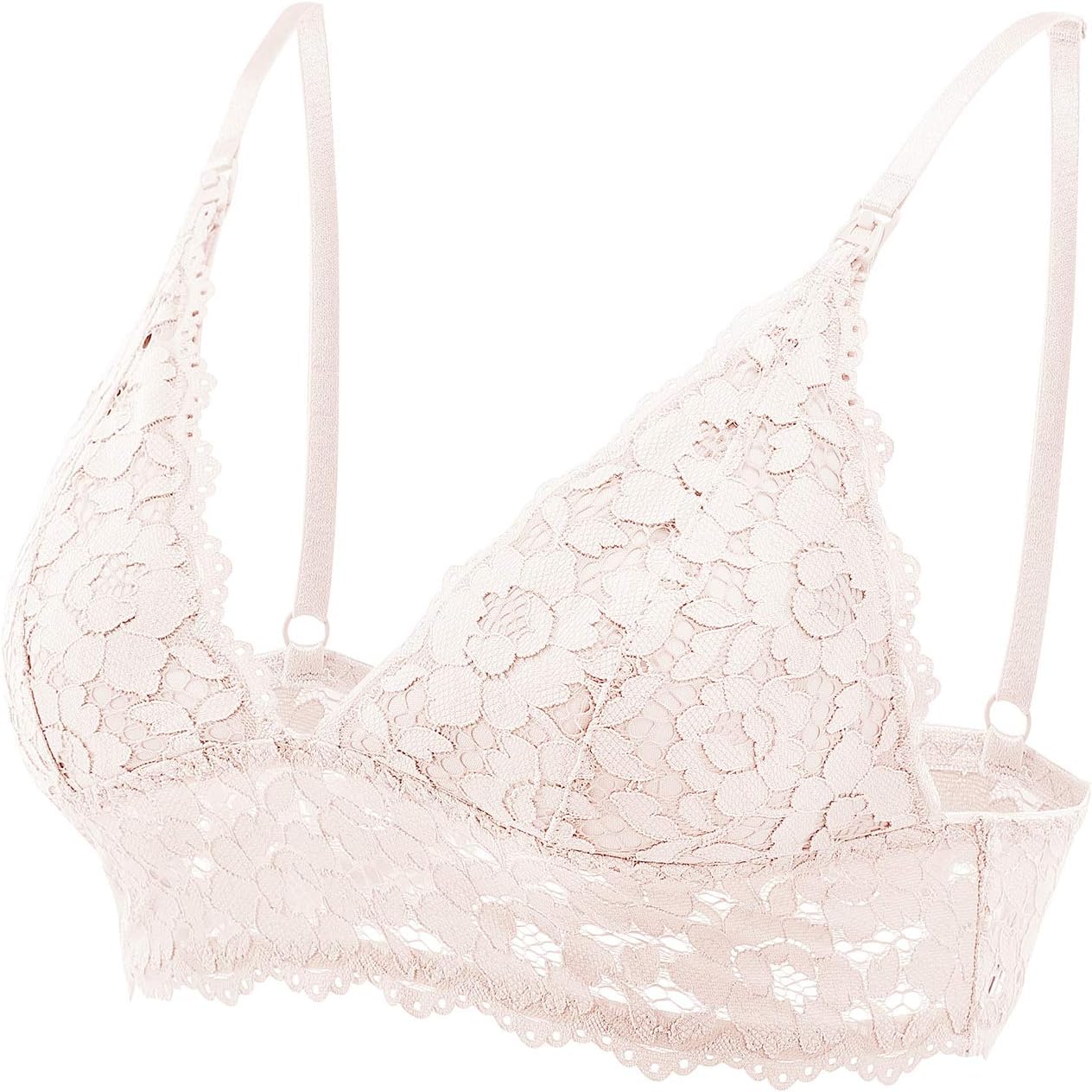 The Perfect Blend of Comfort and Style: MOMANDA Women's Lace Nursing Bra Review