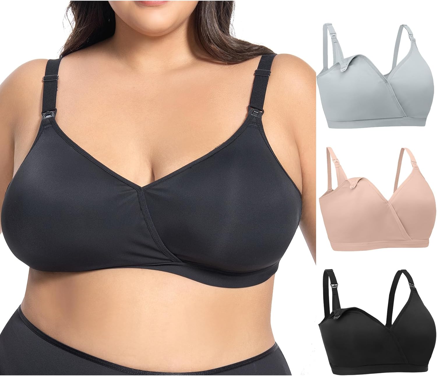 The Ultimate Comfort: Say Goodbye to Nursing Struggles with Our Oversize Maternity Bra!