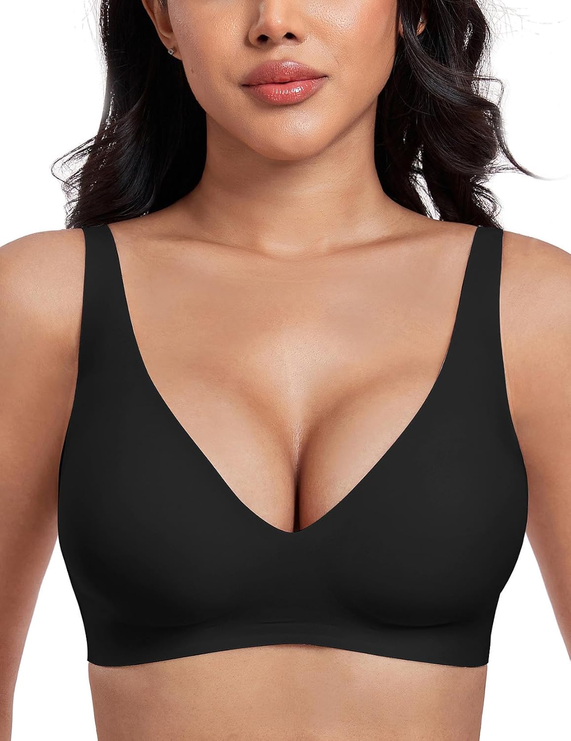 Ultimate Comfort: A Review of the No Underwire Deep V Seamless Bralette