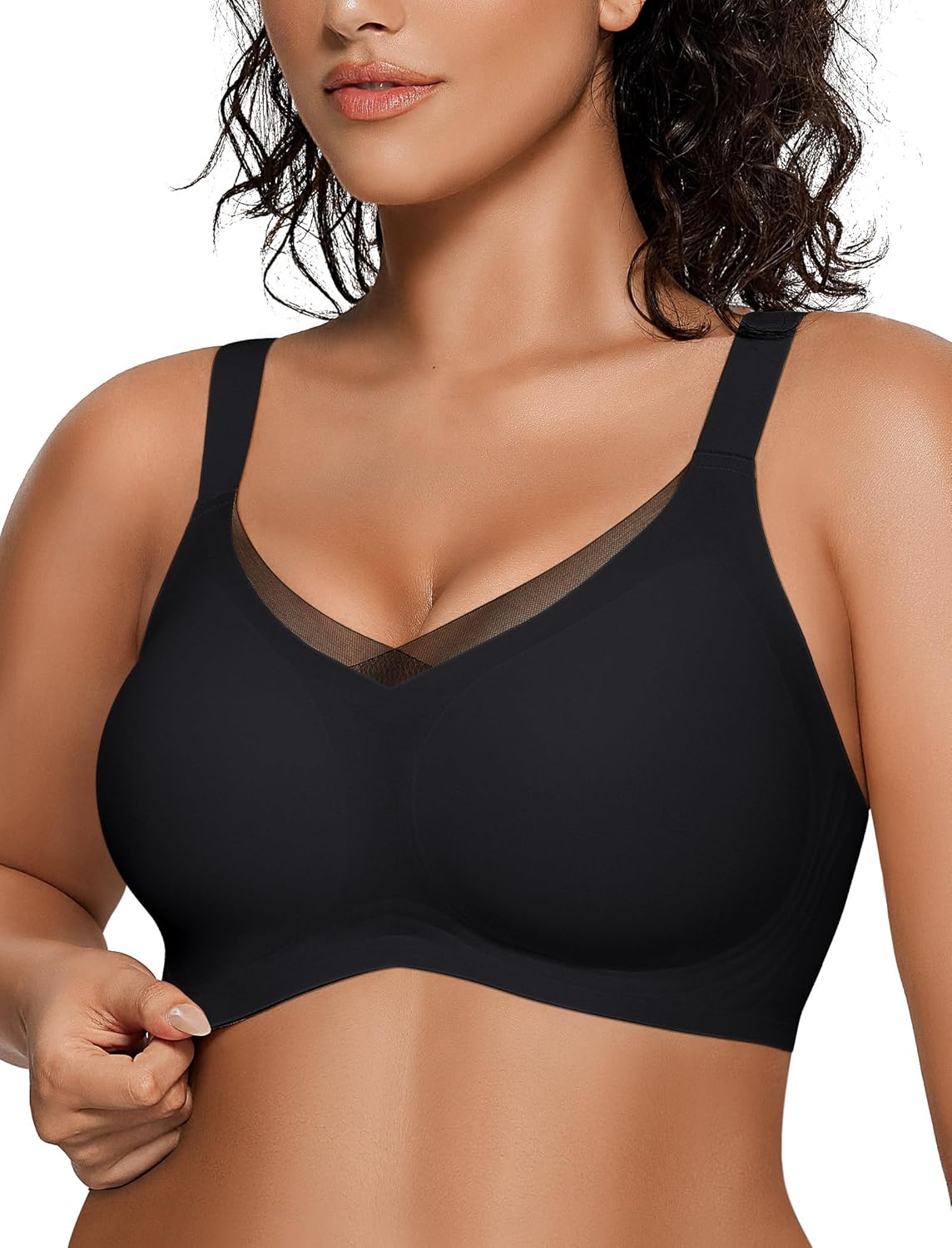 Ultimate Comfort: OEAK Women's Wireless V Mesh Bralette Review