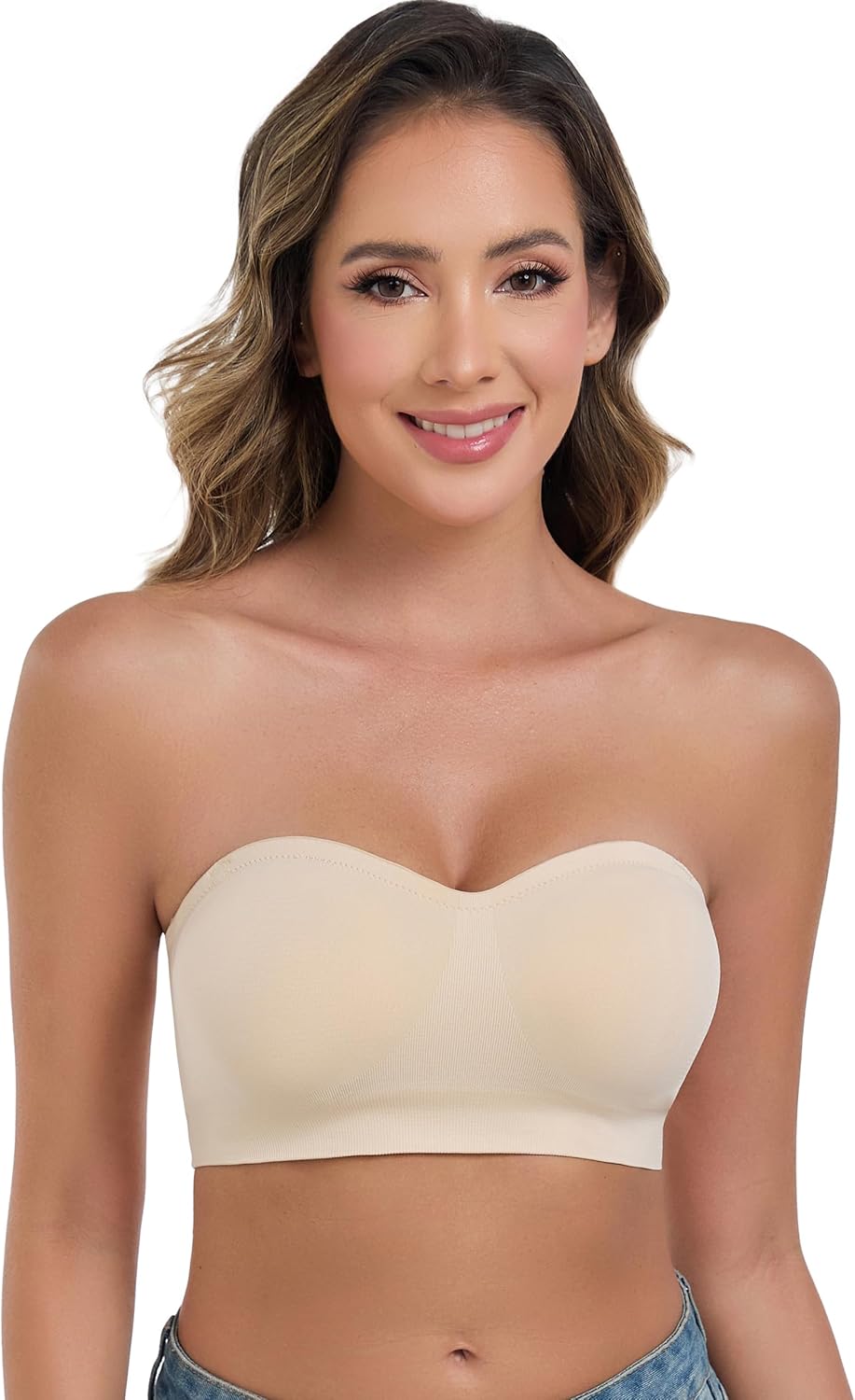 Ultimate Comfort: Review of ANGOOL's Strapless Wirefree Bra for All-Day Confidence