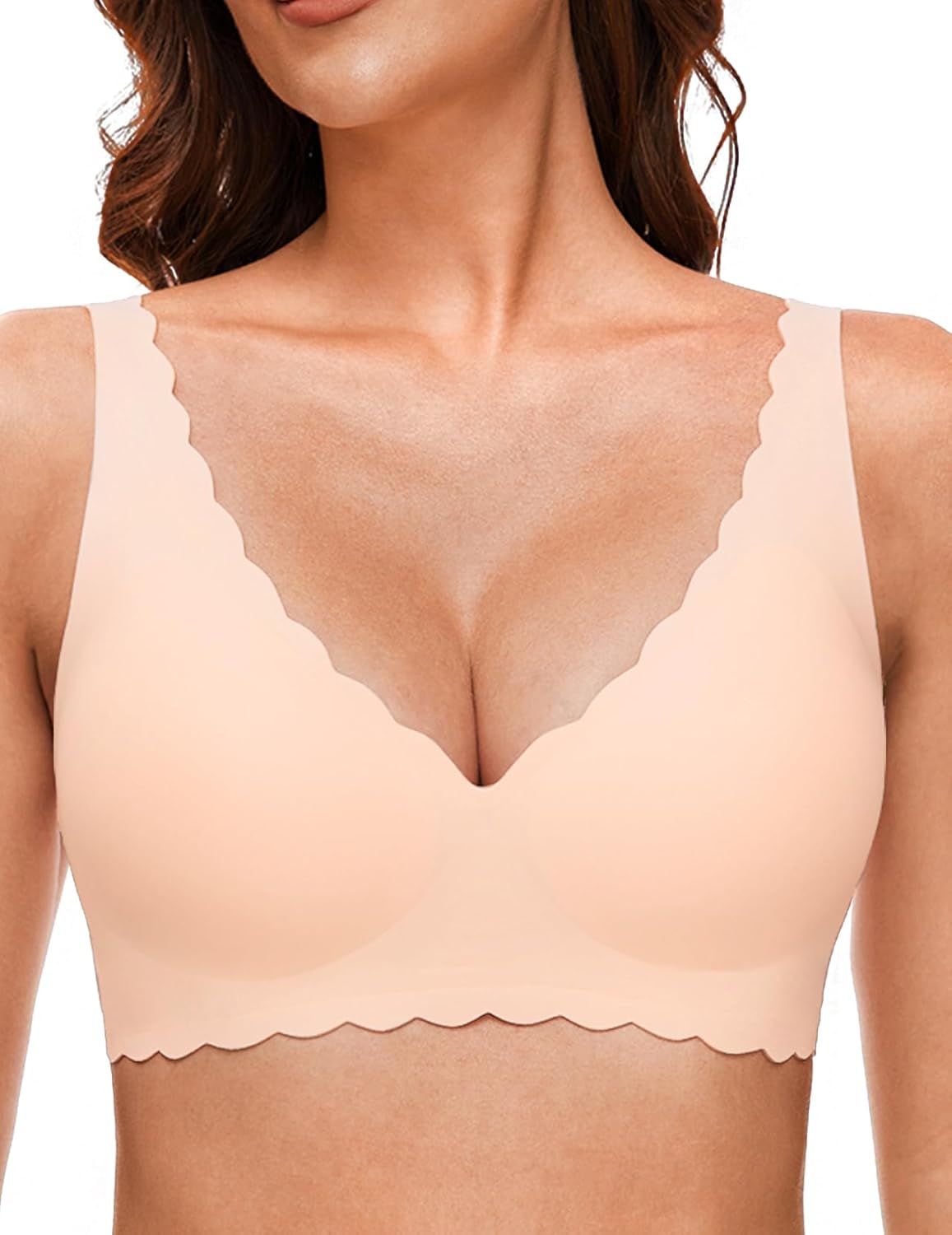 Ultimate Comfort: Review of Deep V Petal Wireless Bras for Women