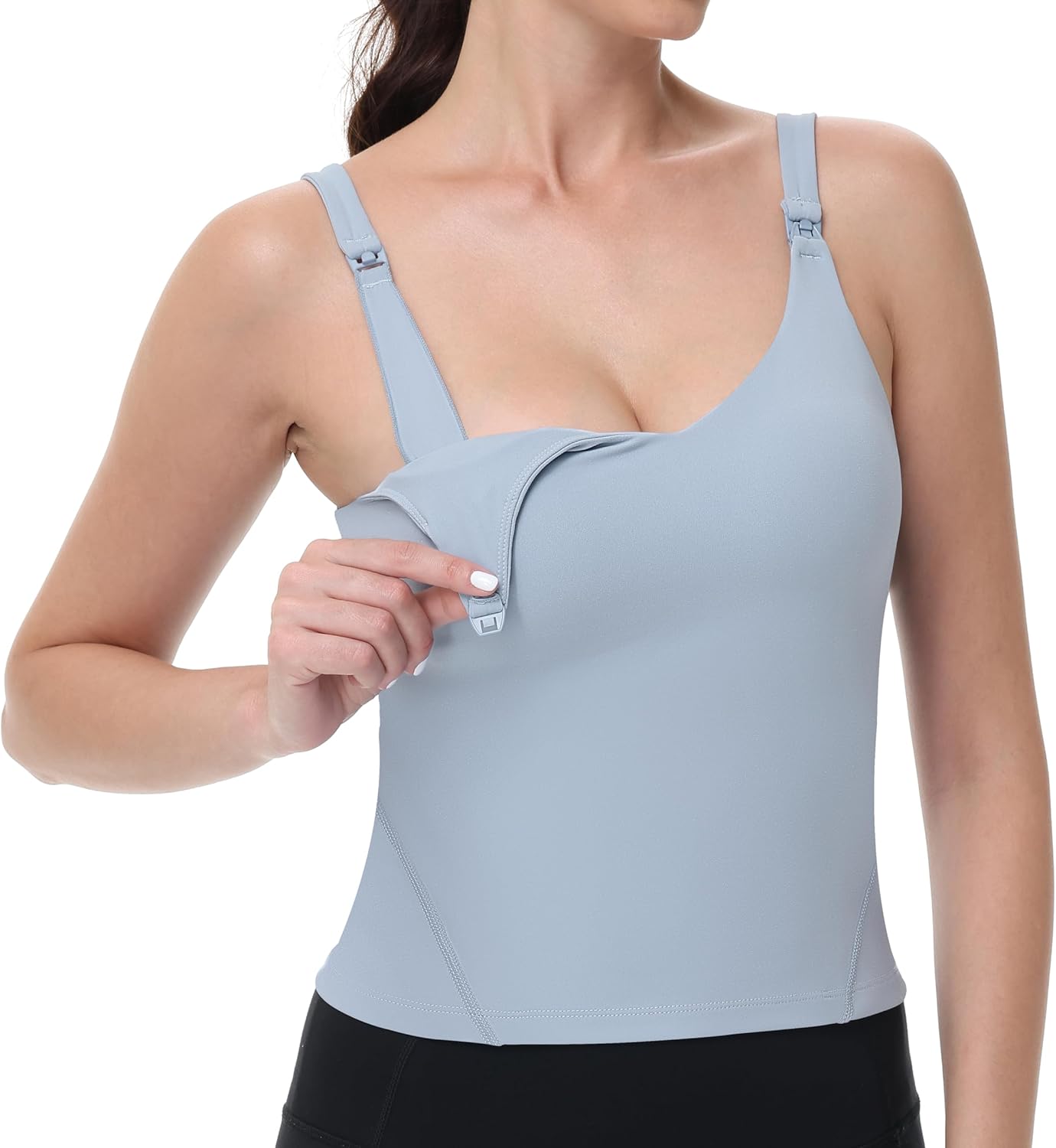 Ultimate Comfort: V VOCNI Nursing Tank Tops Review for Active Moms!