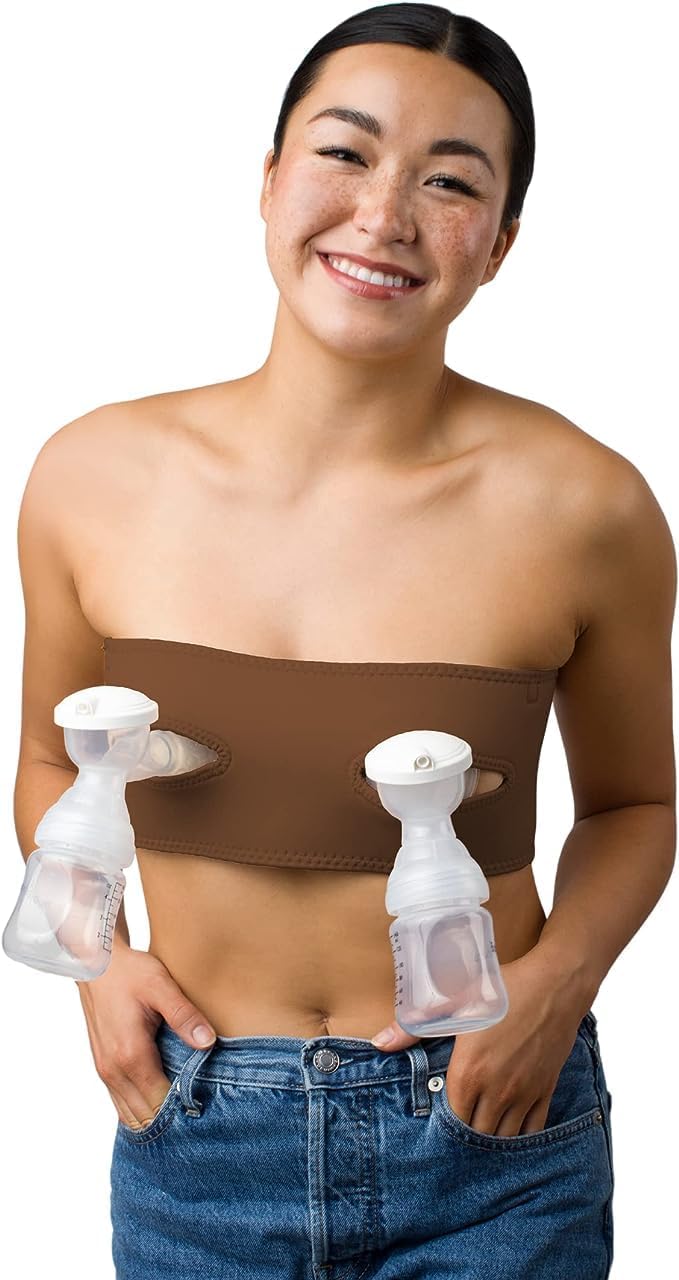 Unleash Freedom: The Ultimate Hands-Free Pumping Solution with Pump Strap Bra!