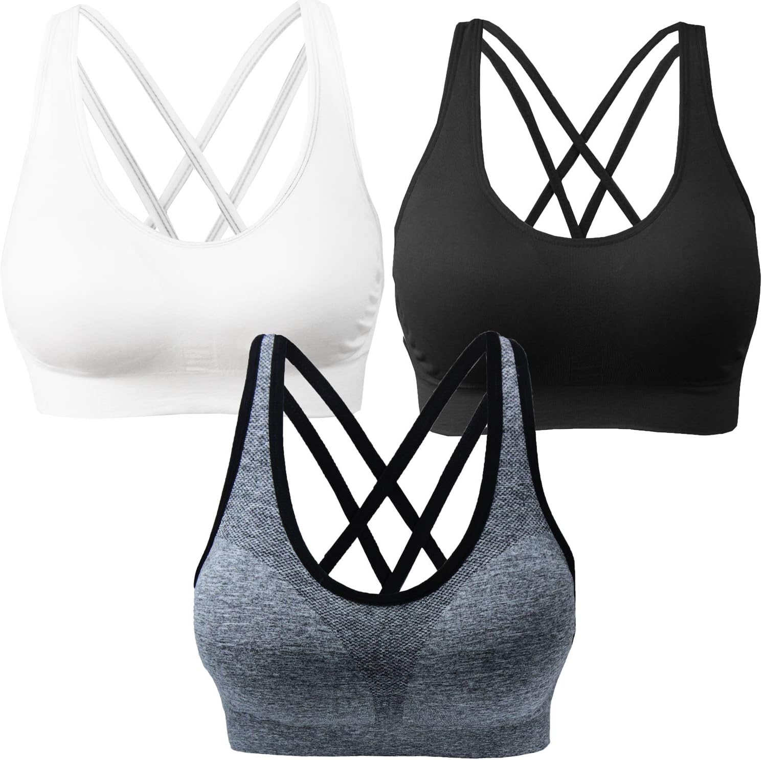 Unleash Your Energy: A Review of AKAMC Women's Cross Back Sport Bras for Yoga and Fitness