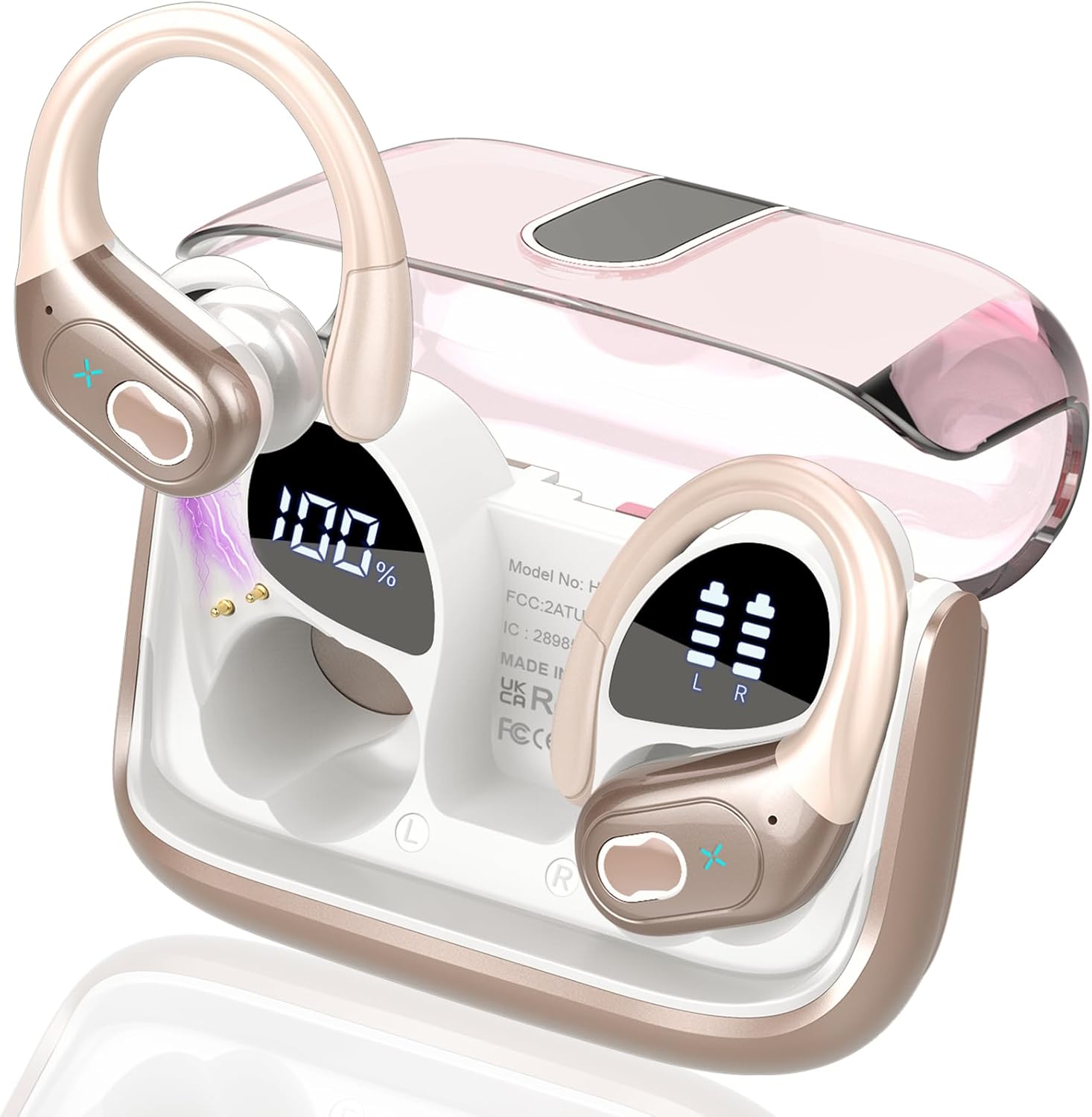 Unleash Your Sound: Review of the 75hrs Waterproof Wireless Earbuds with Deep Bass & Noise Cancelling!