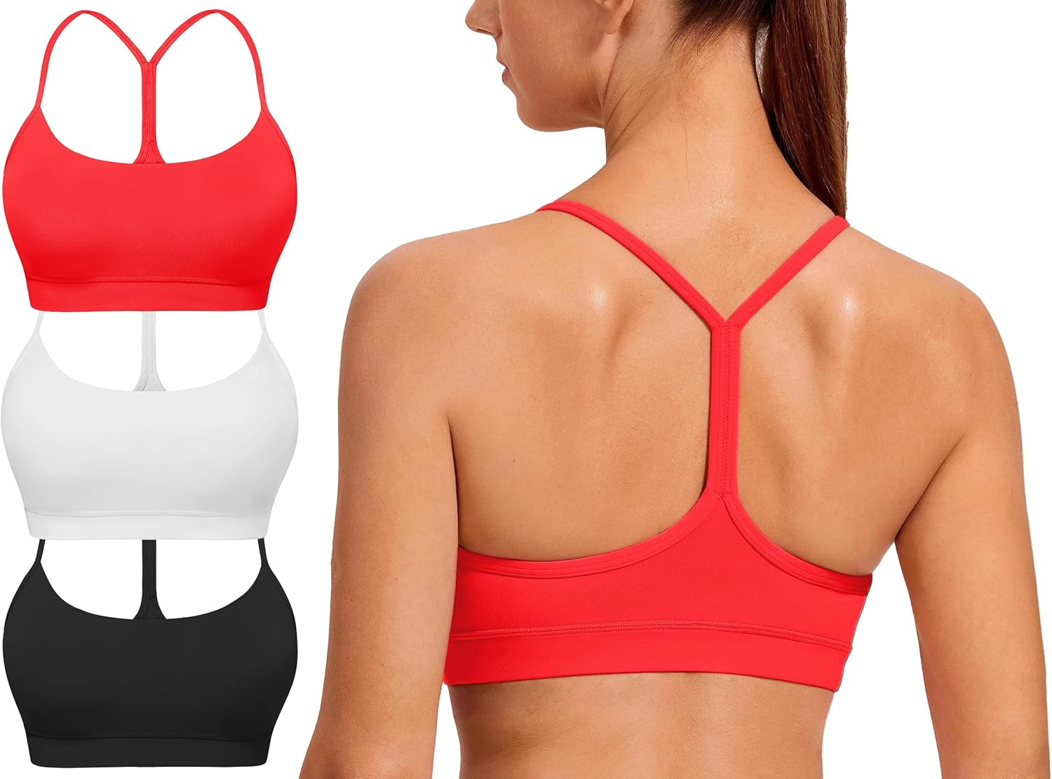 Unleash Your Workout: Review of Spaghetti Strap Padded Sports Bras for Ultimate Comfort