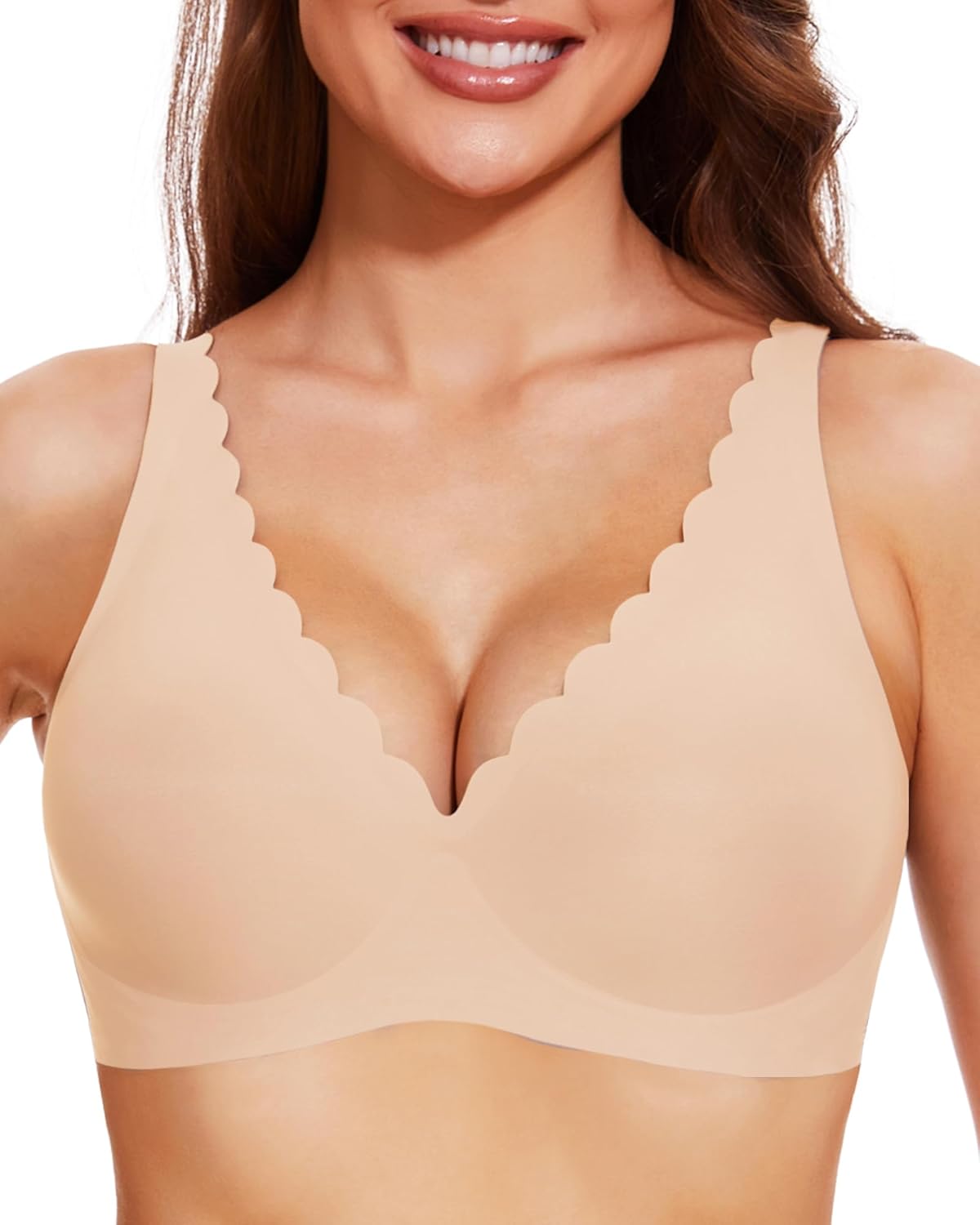 Unmatched Comfort: Vinfact's Wireless Deep V Bra Review