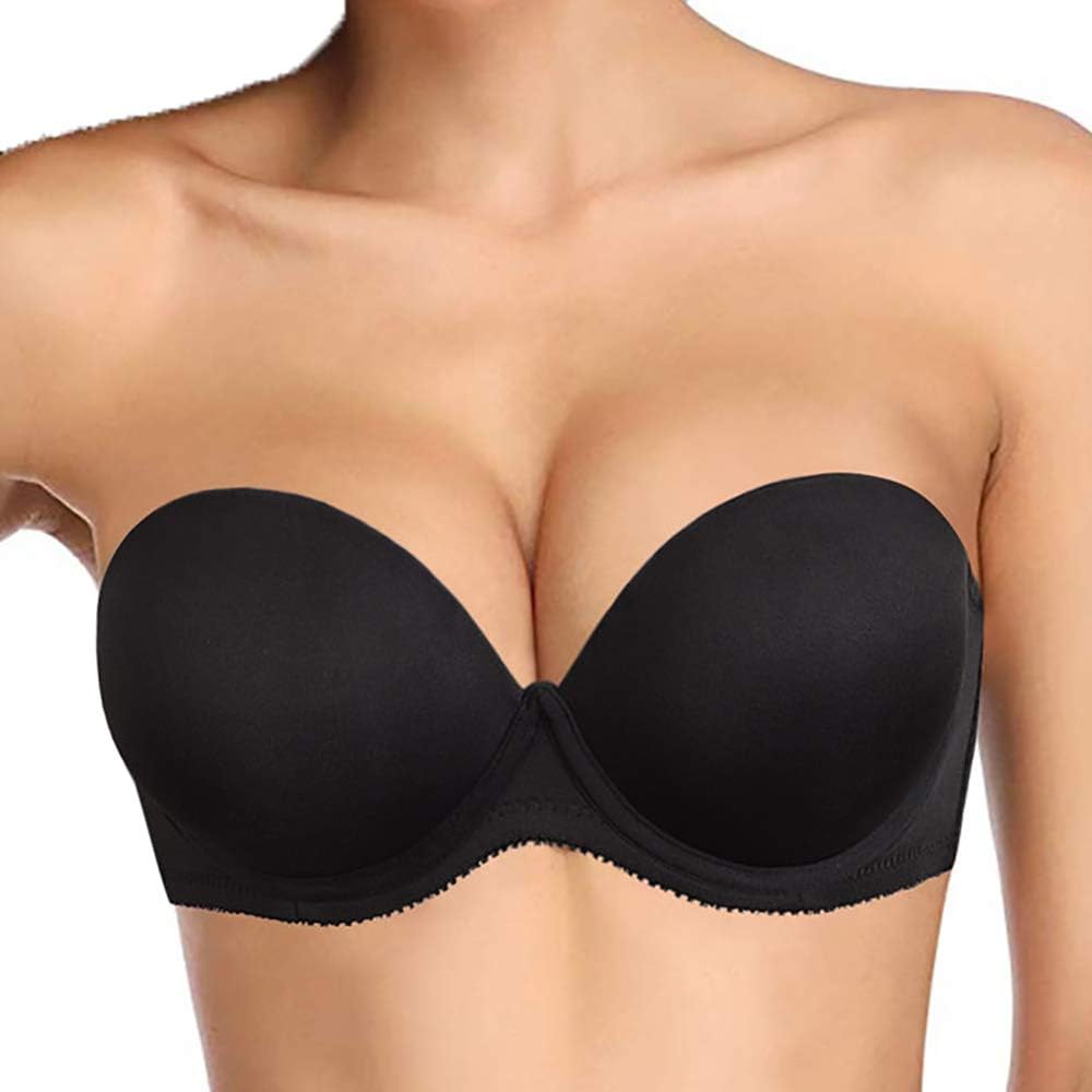 Unveiling Comfort: The Plusexy Women's Push Up Strapless Bra Review