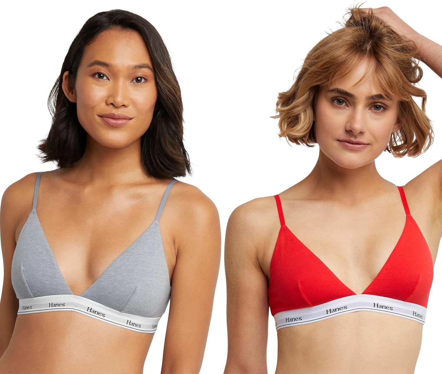 Unwind in Comfort: Hanes Women's Originals Triangle Bralette 2-Pack Review