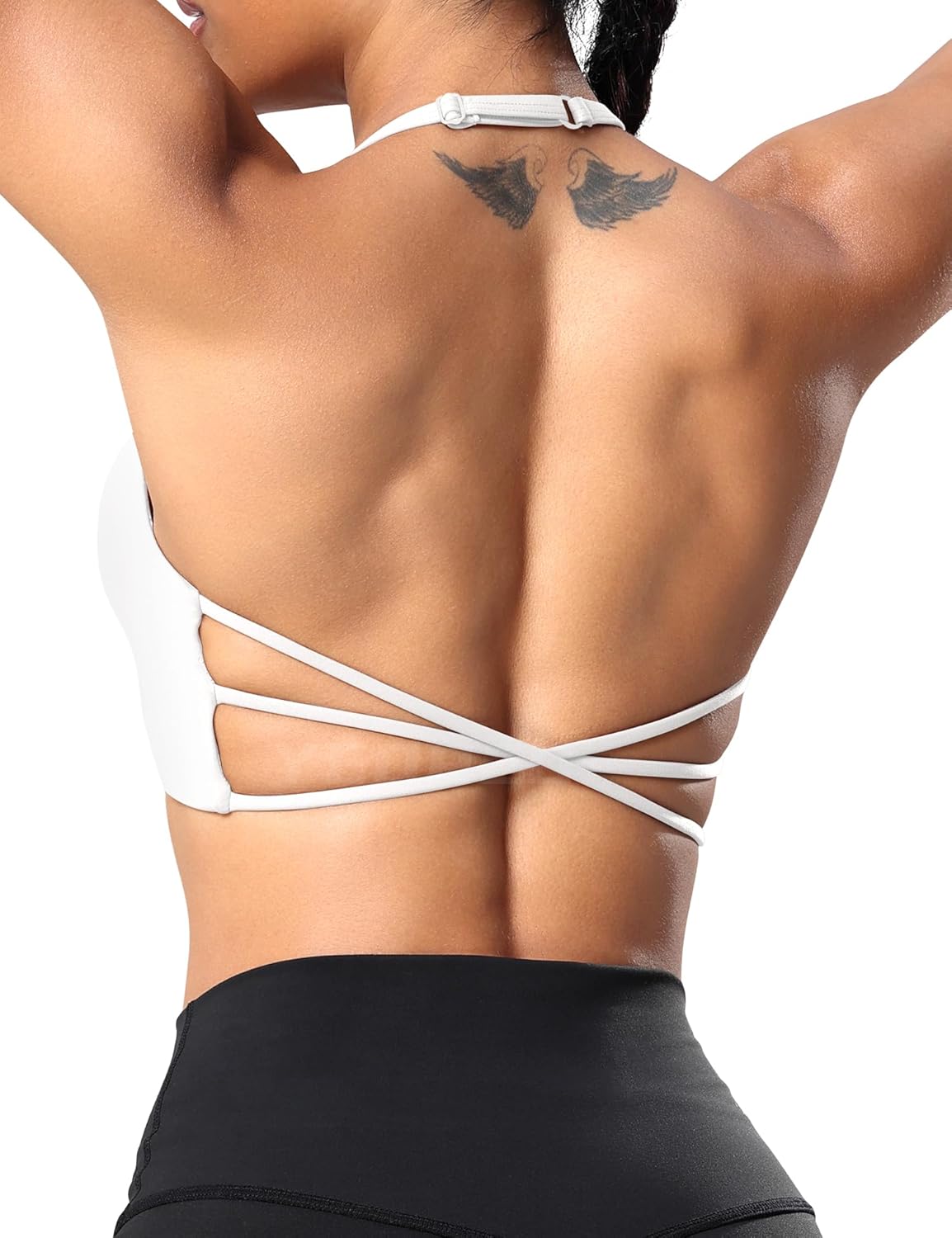 YEOREO Women's Halter Sports Bra: Your Ultimate Workout Companion!