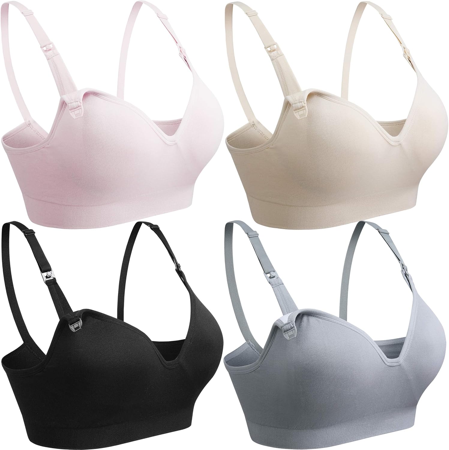 Comfort Meets Convenience: Review of the Women's Sleeping Nursing Maternity Bra 4-Pack