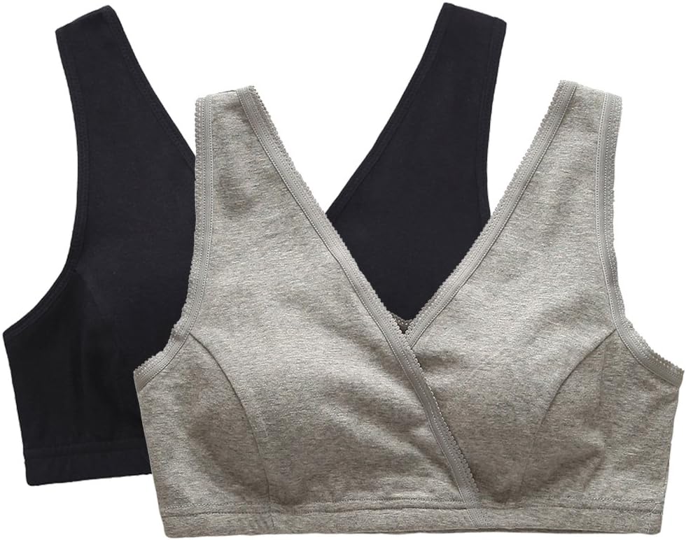 Comfort Meets Convenience: The Ultimate Women's Cotton Tank Sleep Bra for Maternity & Nursing