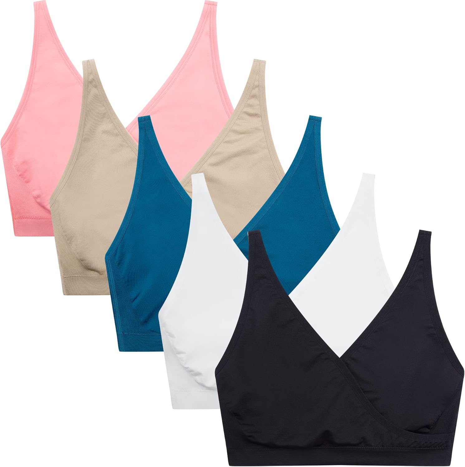 Comfort Meets Function: Suekaphin's 5-Pack Nursing Bras for Effortless Maternity Support