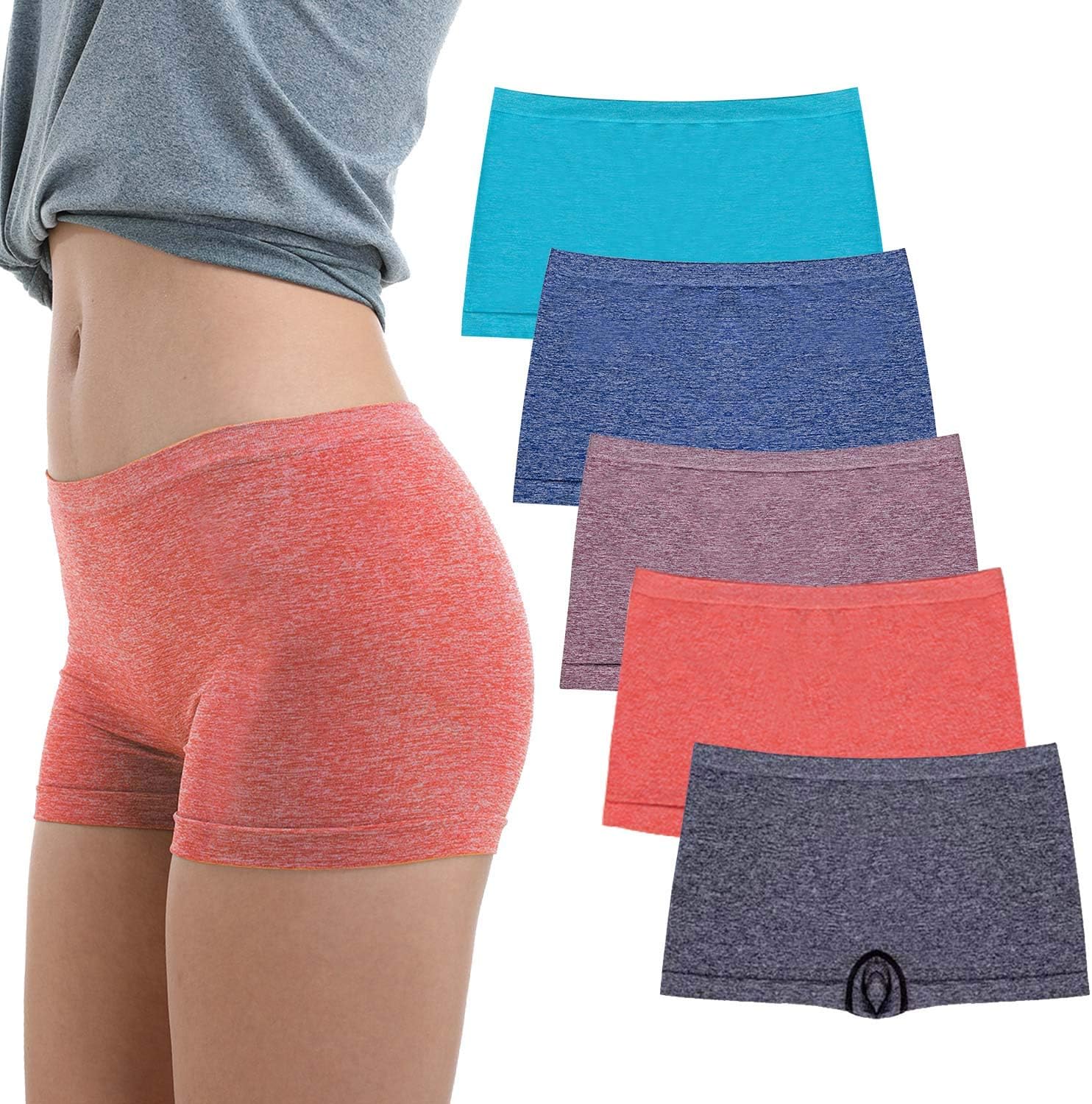 Comfort Meets Style: R RUXIA Women's Seamless Boyshort Panties Review