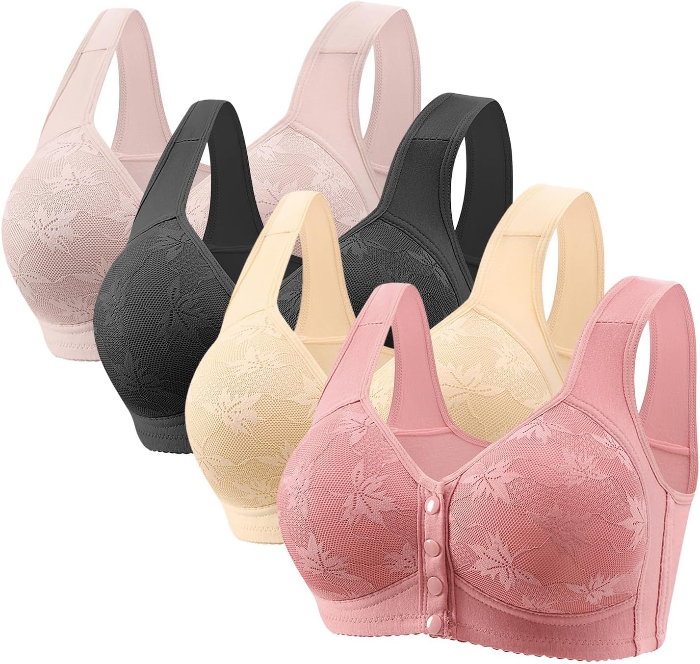 Comfort Meets Style: Review of the 4 Pack Daisy Bras for Older Women