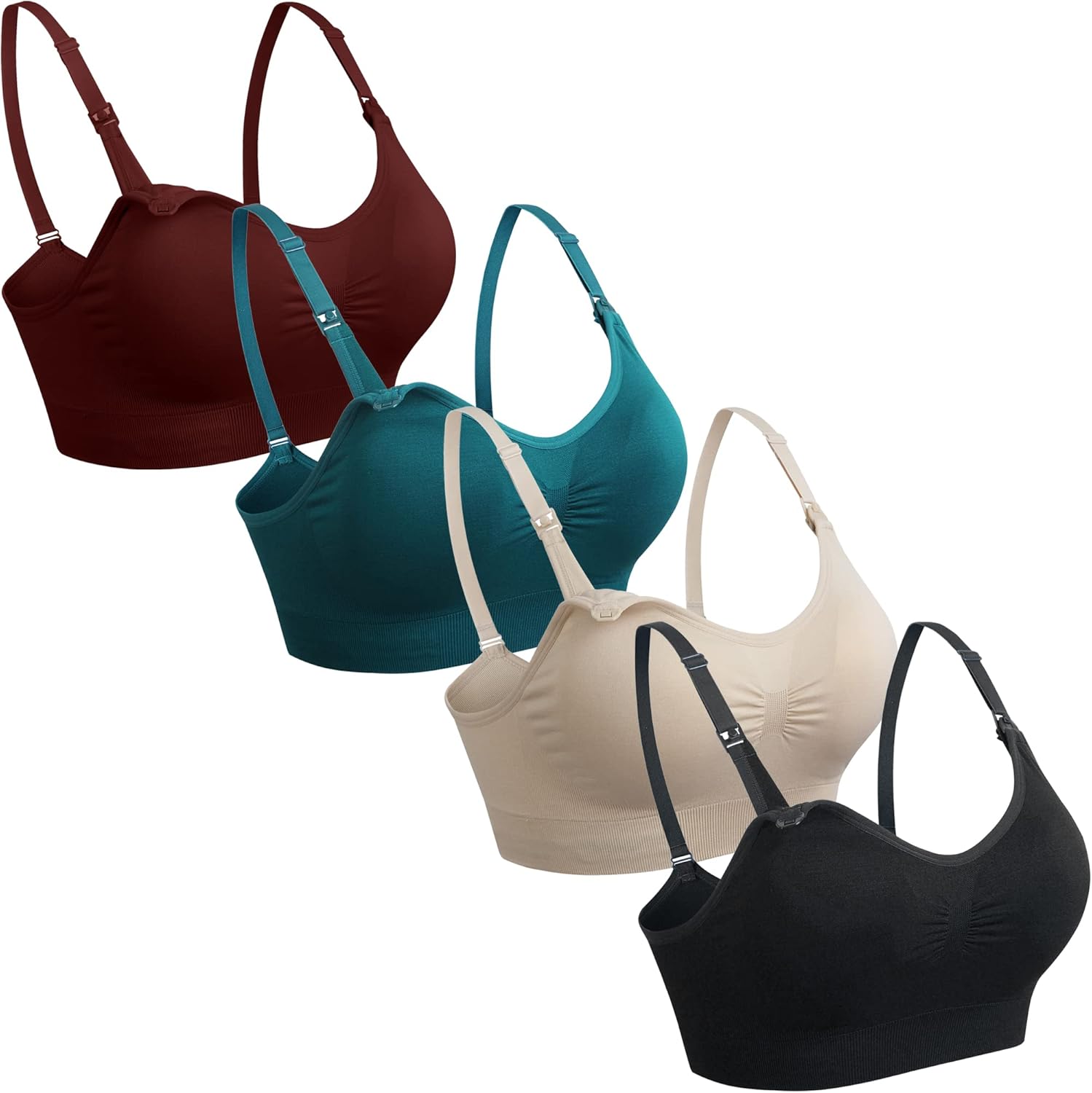 Comfort Meets Style: Review of the GXXGE 4Pack Nursing Bra for Breastfeeding Moms