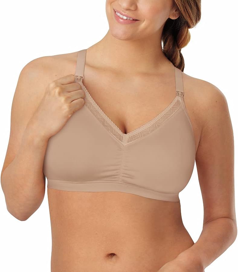 Comfort Meets Style: REVIEW of the Playtex Women's Maternity & Nursing Pretty T-Shirt Wirefree Bra