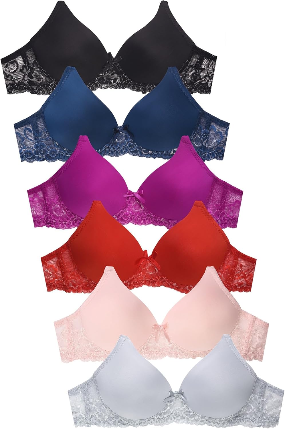Comfort Meets Style: Review of the Women's 6 Pack Wireless Bras