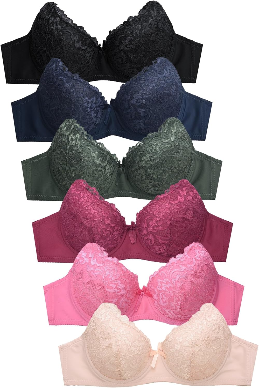 Comfort Meets Style: The Ultimate Review of the Womens 6 Pack Wireless Lace Bras