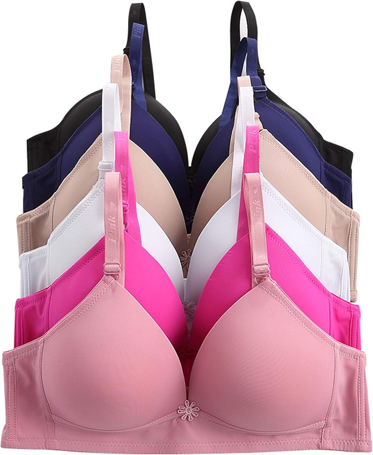 Comfort Redefined: The Ultimate No Wire Free Bra 6-Pack for Every Woman