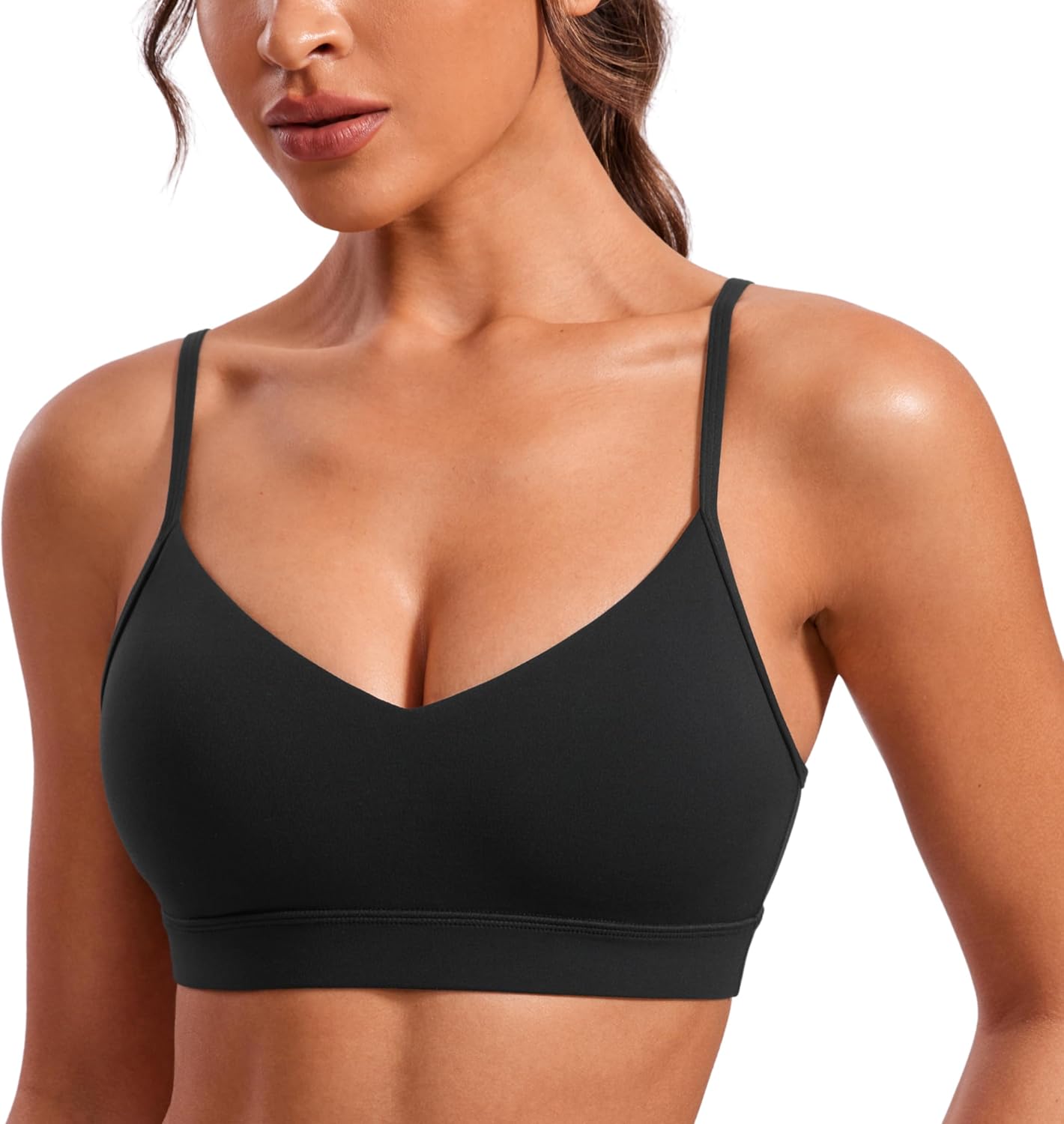 Effortless Comfort: CRZ YOGA Butterluxe V-Neck Sports Bra Review