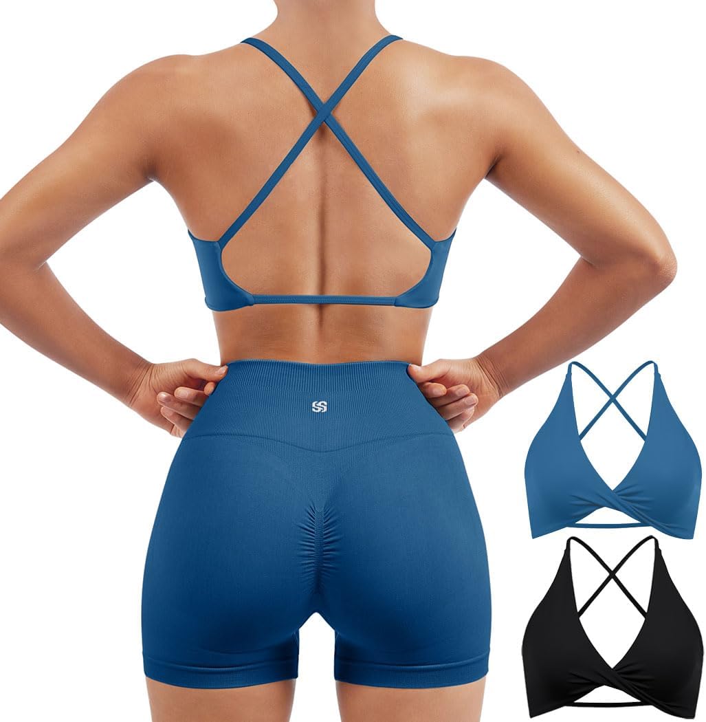 Elevate Your Workout: SUUKSESS Strappy Sports Bra Pack Review
