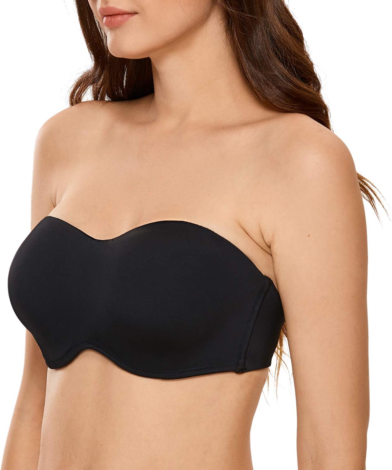 Embrace Comfort: DELIMIRA Strapless Bra Review for Curvy Women