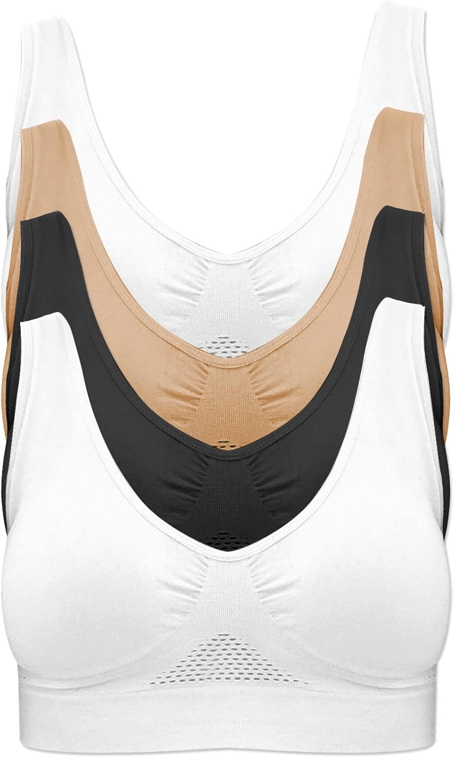 Experience Everyday Comfort: Review of the 4-Pack Women's Seamless Wireless Cooling Bras