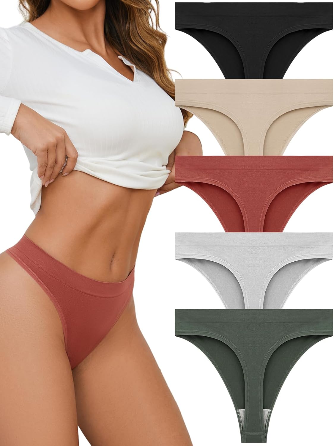 Experience Ultimate Comfort: Review of the Breathable Seamless Thongs 5-Pack