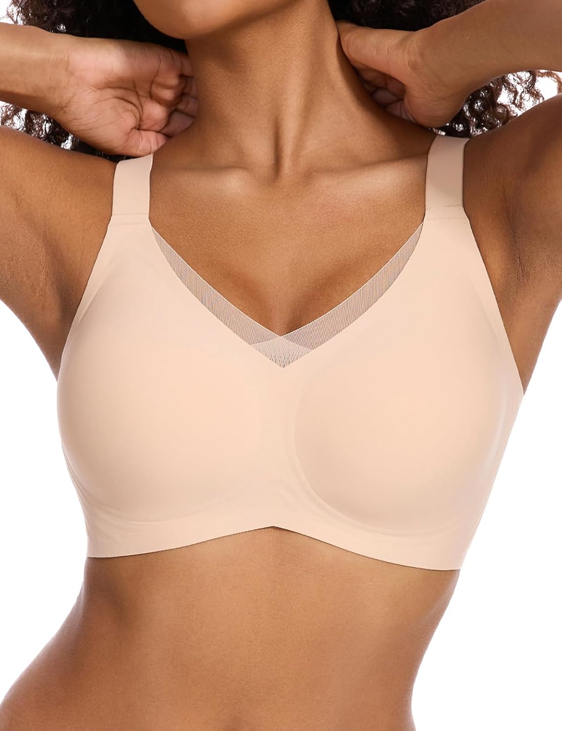 Experience Ultimate Comfort: Womens Lace Seamless Wireless Push-Up Bra Review