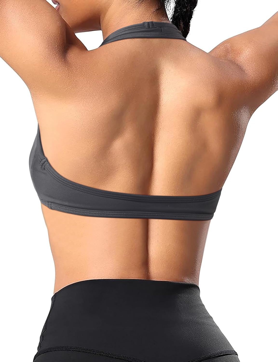 Revamp Your Workout: OMKAGI Open Back Halter Sports Bra Review