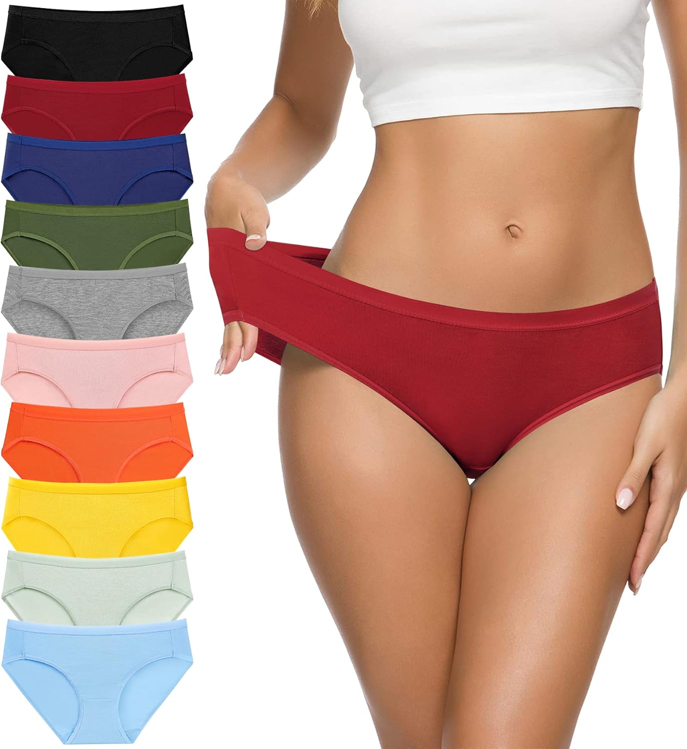 Ultimate Comfort: Eiggam Women's Cotton High-Cut Bikini Panties Review