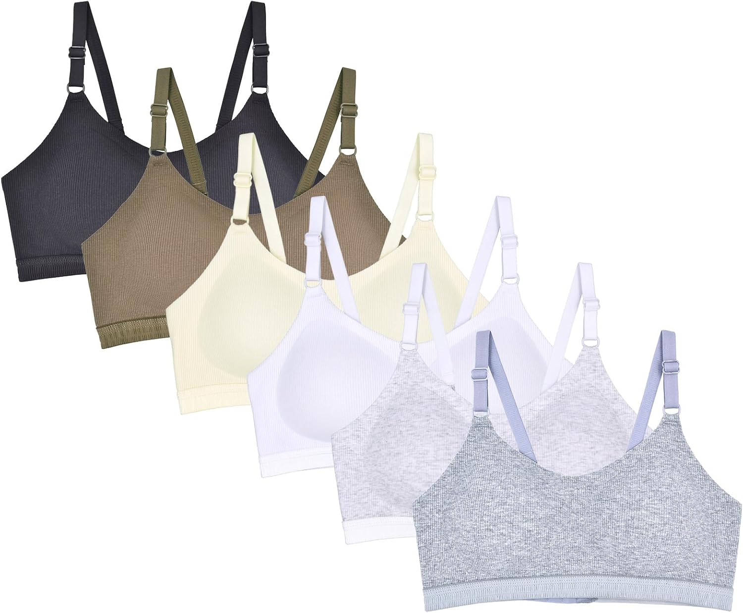 Ultimate Comfort: Review of 6 Pack Wireless Padded Starter Bras for Teens