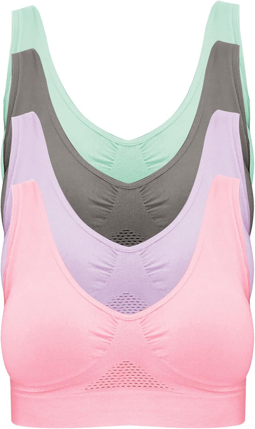 Ultimate Comfort: Review of the 4-Pack Women's Seamless Wireless Cooling Bras