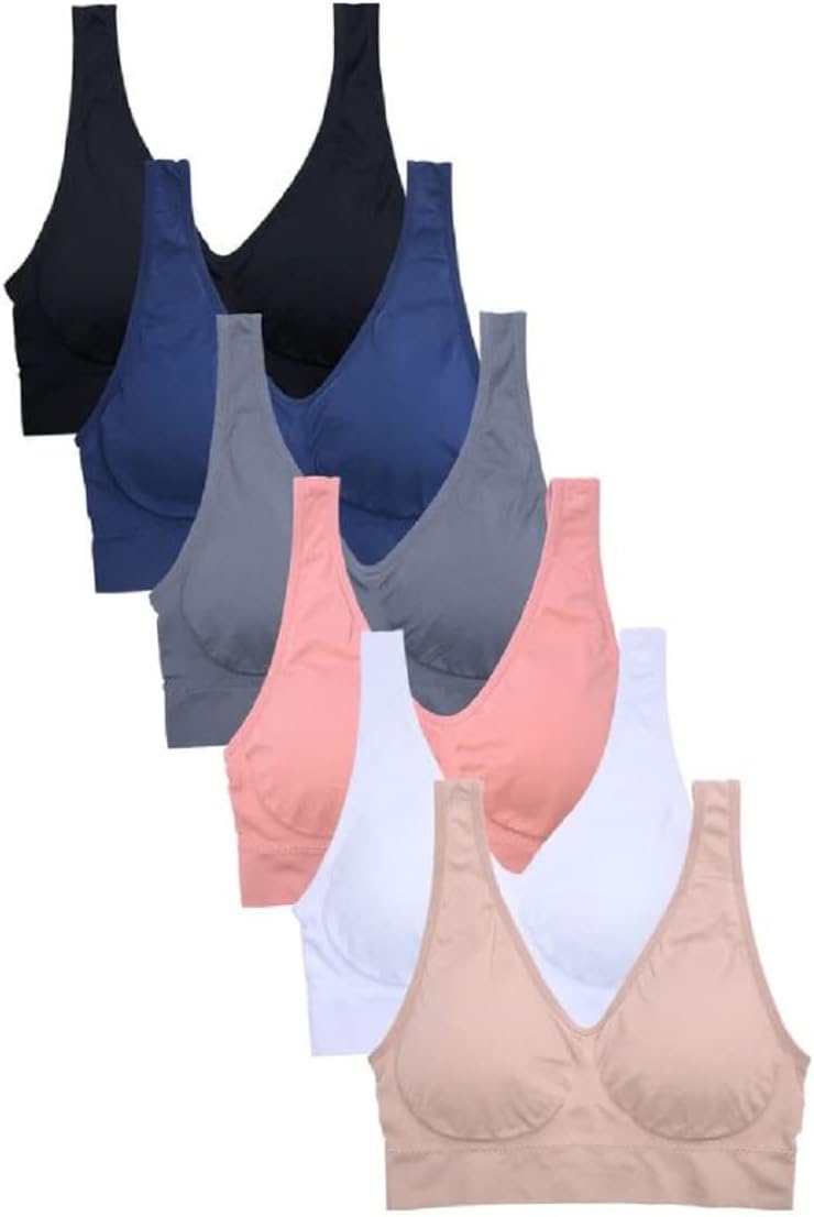 Ultimate Comfort: Review of Women's 6pk Sports Bras