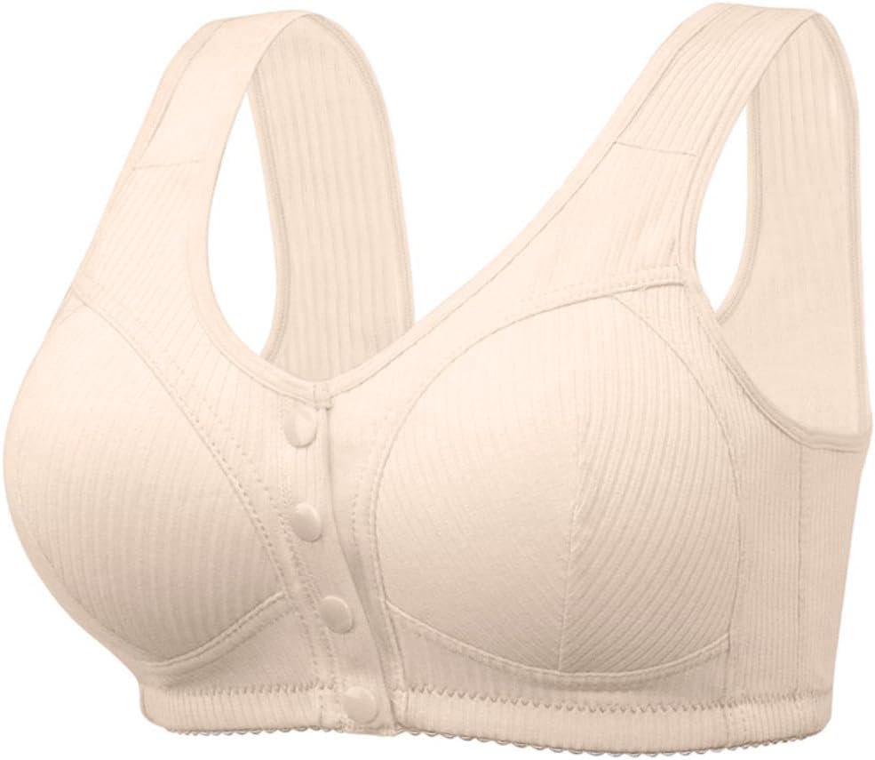 Ultimate Comfort: Ribbed Front-Closure Bras Without the Underwire