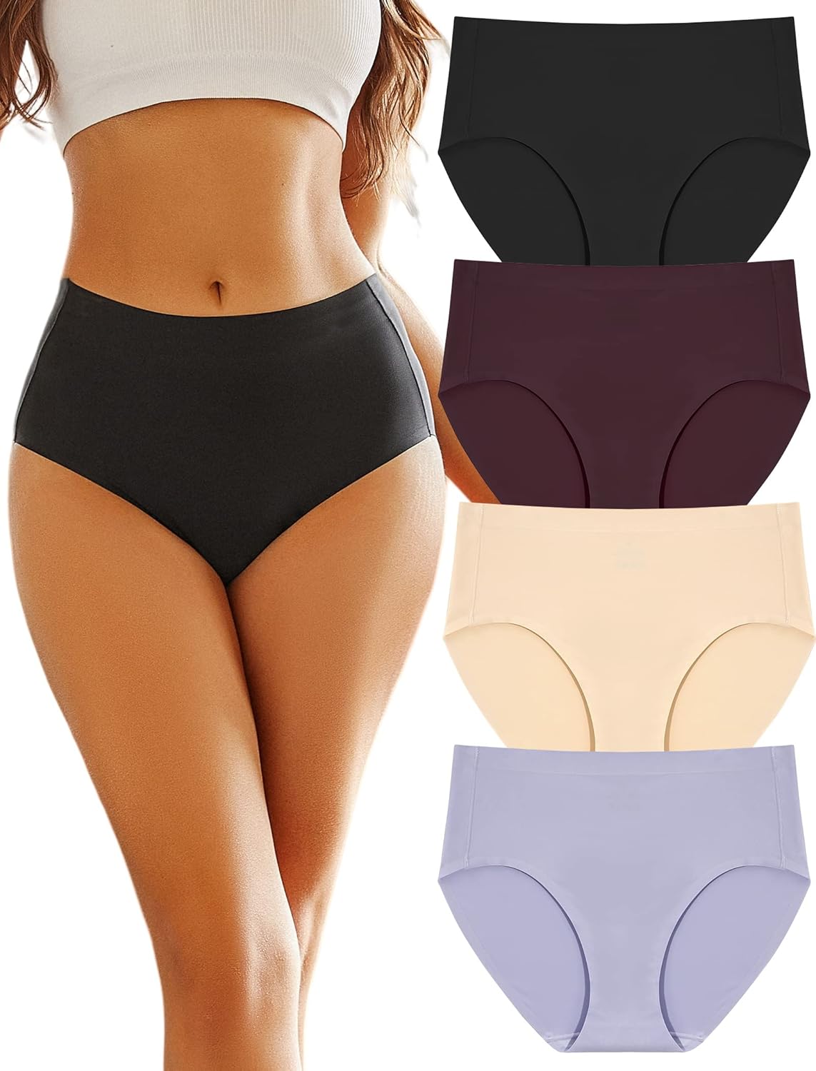 Ultimate Comfort & Style: FINETOO High Waisted Seamless Underwear Review